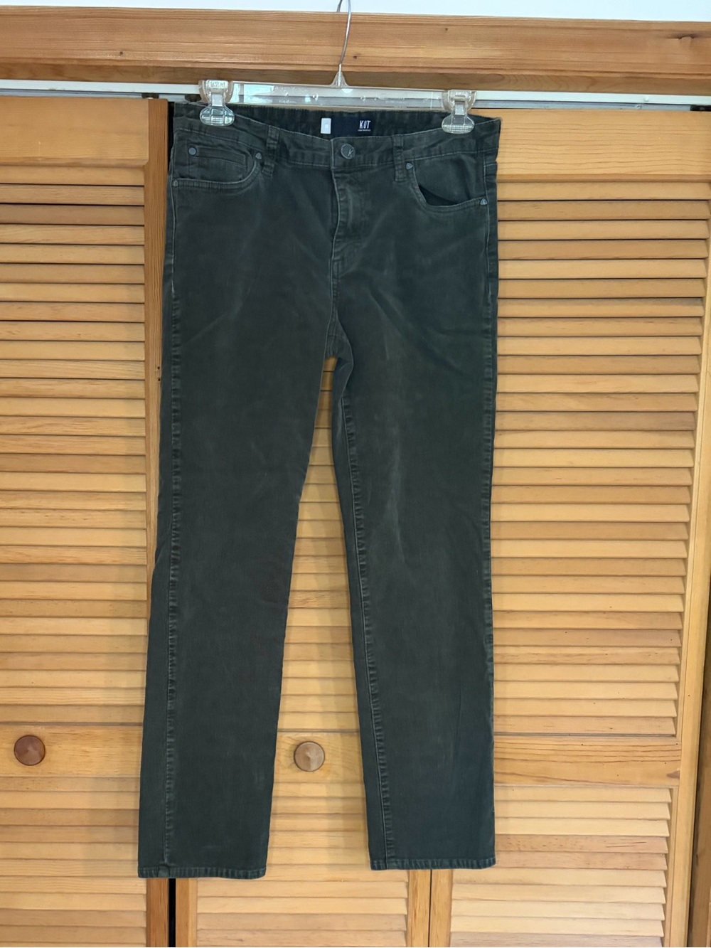 KUT from the Kloth Diana Stretch Corduroy Pants Sz 10